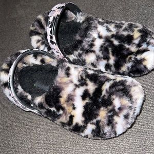 Fuzzy crocs